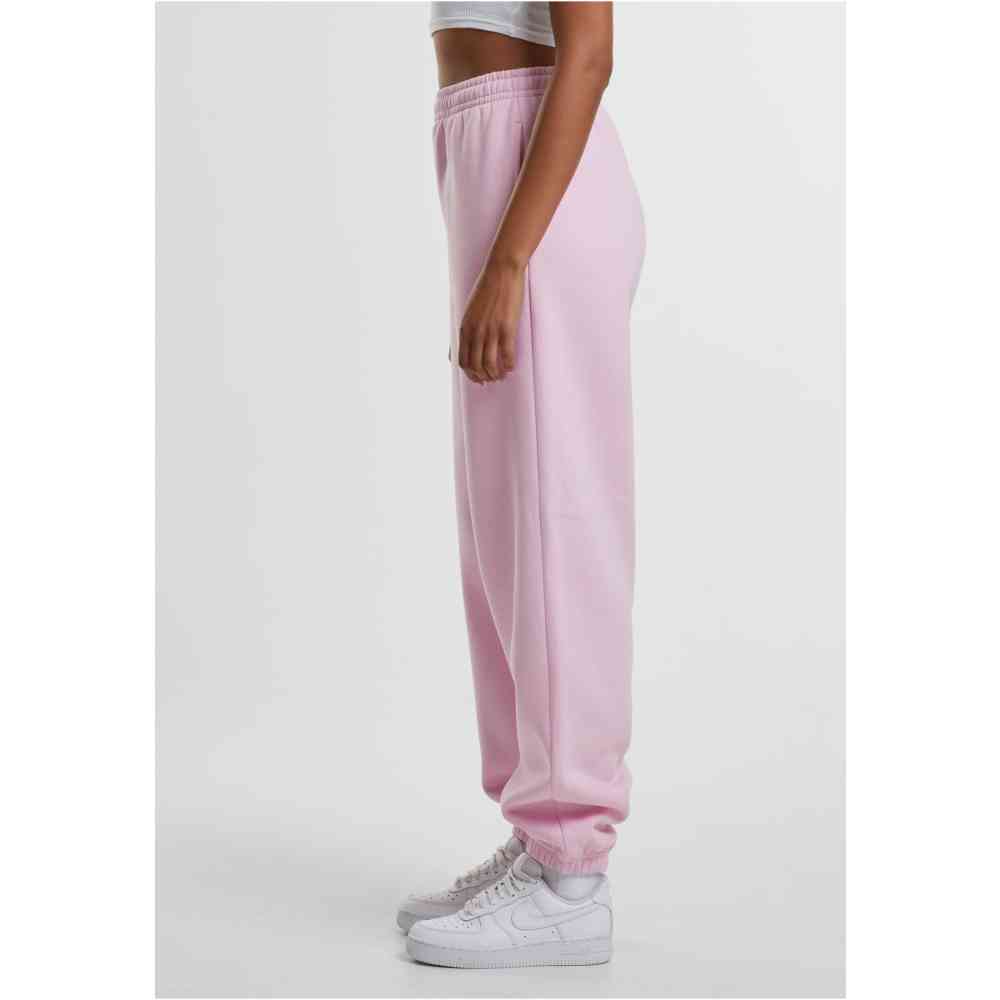 Urban Classics - Fluffy Pantalon de jogging femme - Rose